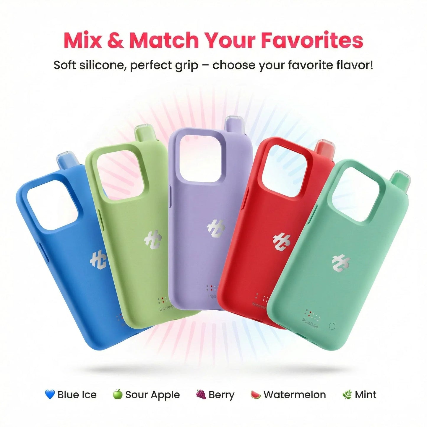 Hcase Bundle – Built-in Vape Phone Case with Pods